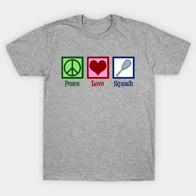 Peace Love Squash T-Shirt by epiclovedesigns
